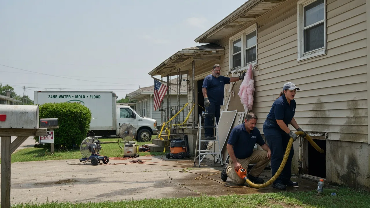 Water Damage Repair in Mount Airy, LA near me